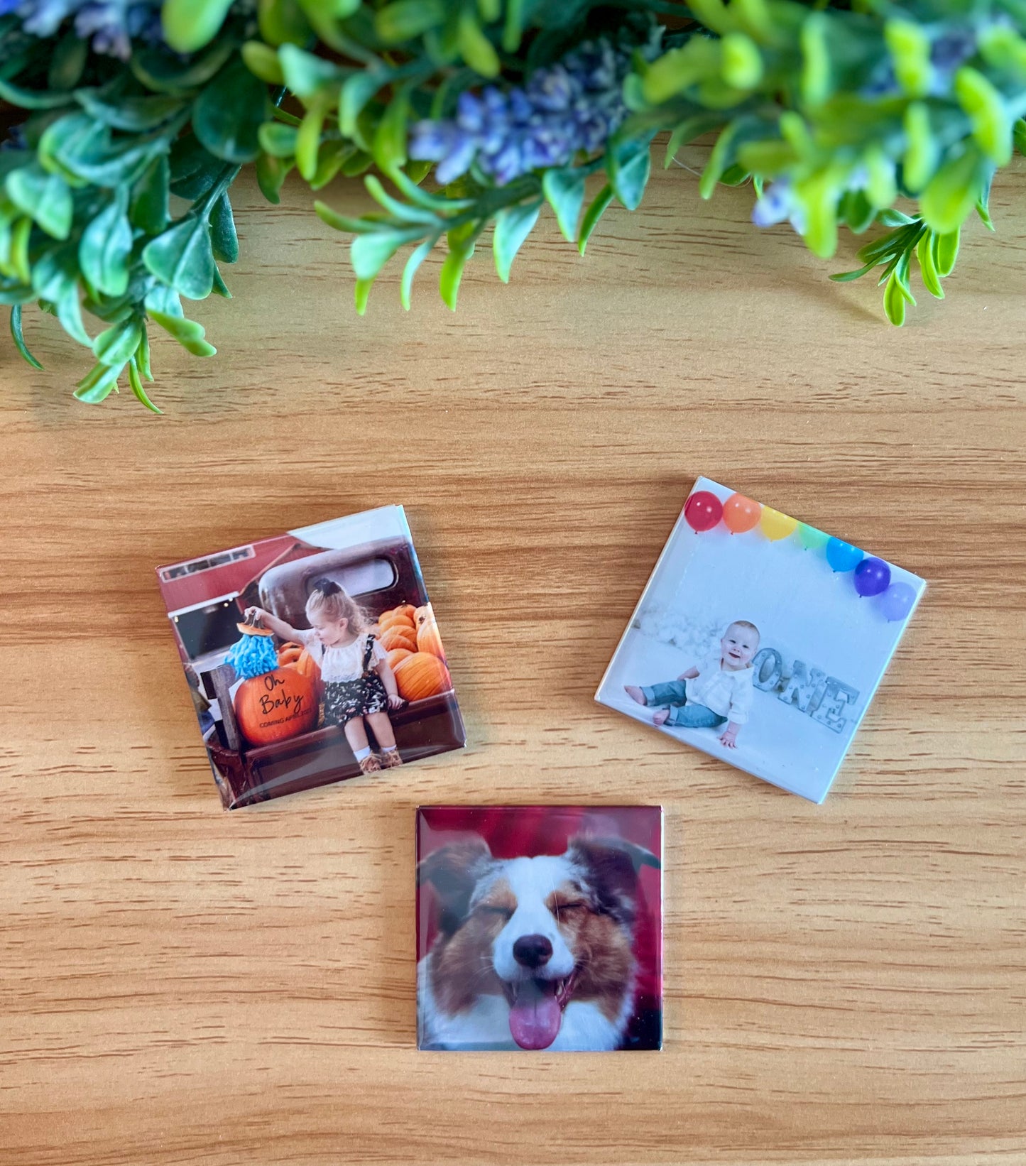 2x2" PHOTO MAGNET - 5 COUNT